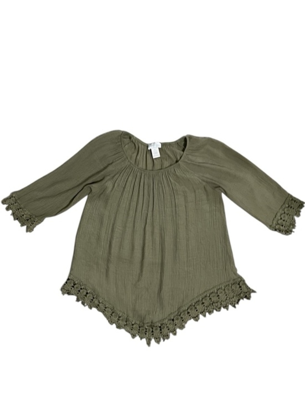 Linda Leal Lace Detail Top